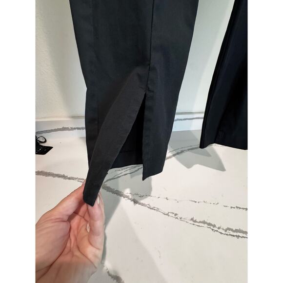 Old Navy Women's High Rise Pixie Split Hem Black Dress Pants Size 16 Work - Picture 3 of 10